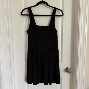 H&M Divided Black Corset Sleeveless Mini Dress, M